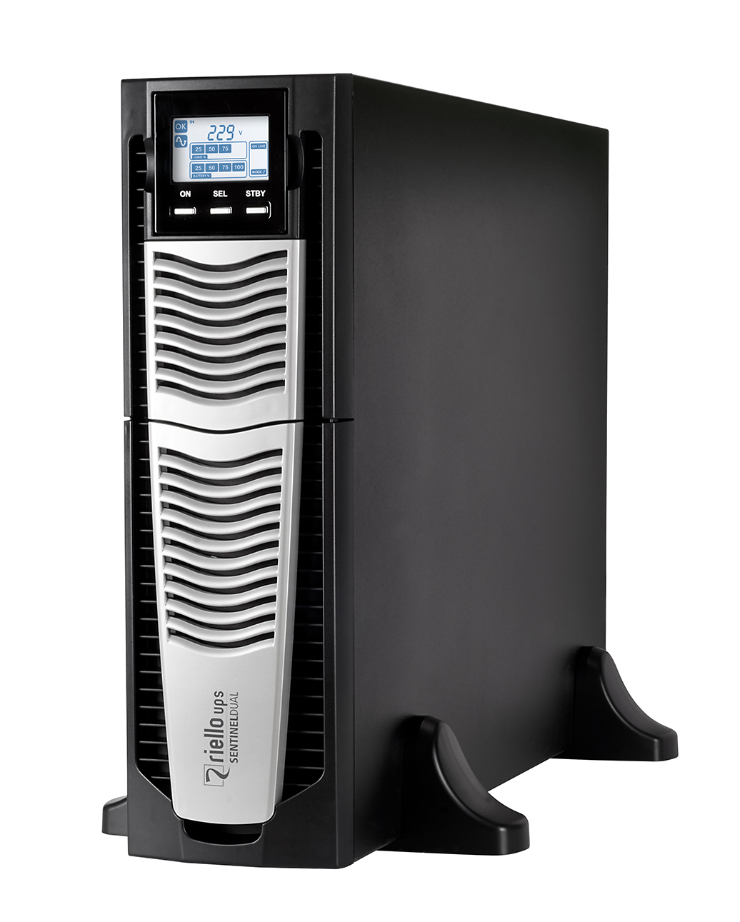 Riello SDU10000, Sentinel dual, Online double conversion, tower/rack mount, 10 KVA 1/1 230Vac/50Hz UPS system